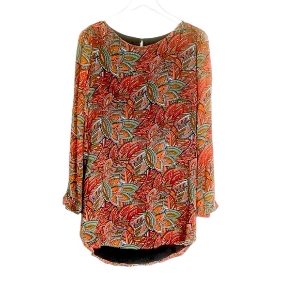 100% Silk Blouse Size 6 - Picture 1 of 13